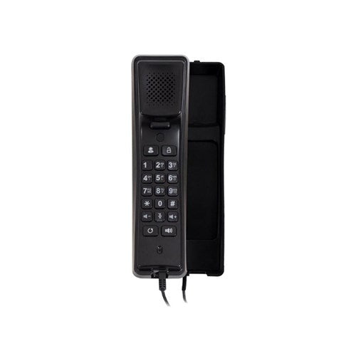 IP HD Handset  Surface/Desktop Mount  Black