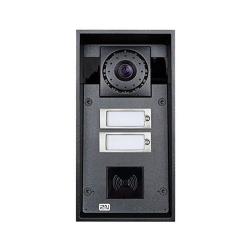 IP Force Intercom System  2 Buttons  Wide-angle HD Camera  RFID Card Reader  10W Speaker