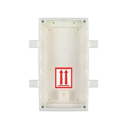 IP Verso Flush Mount Box for Installation in Wall  2 Modules  108 x 238 x 45m