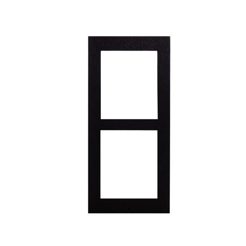 IP Verso Surface Installation FrameA for 2 Module  Black  107 x 234 x 28 m