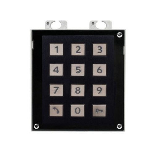 IP Verso Keypad Module  Black  12 Buttons  IP54  White LED
