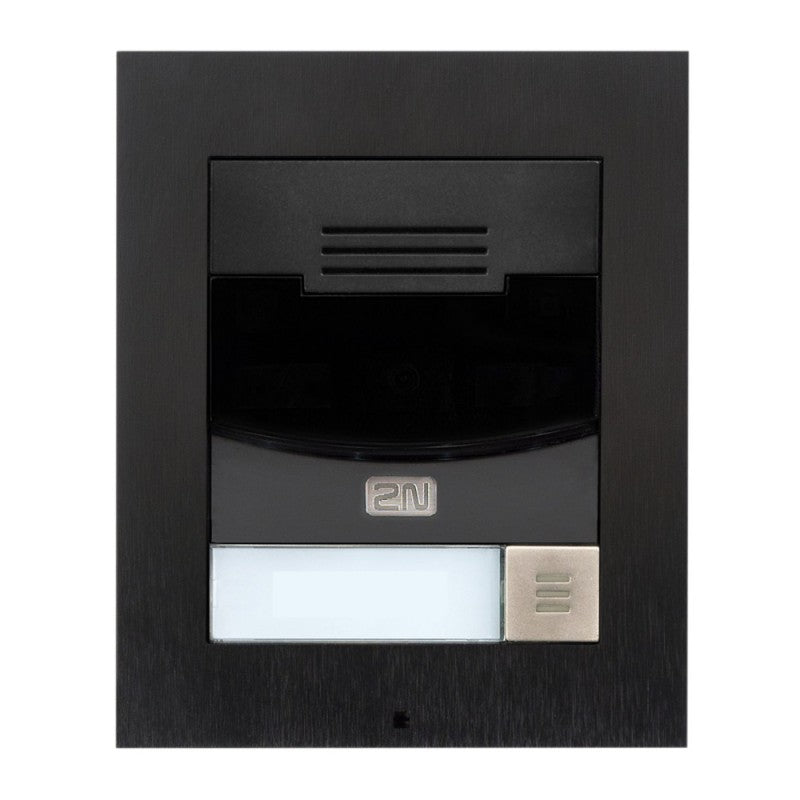 IP Solo without Camera  Flush Mount  Audio Only  Black