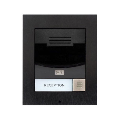 IP Solo Intercom with Camera  Surface Mount  Black