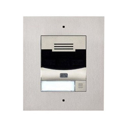 IP Solo Intercom with Camera  Flush Mount  Nicke