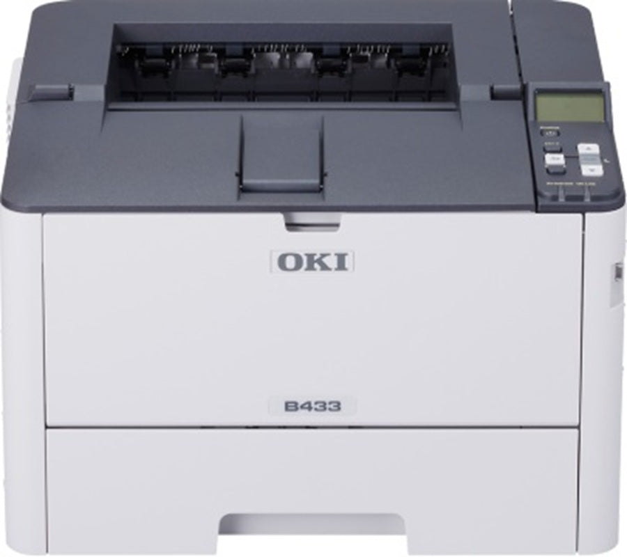 OKI B433dn A4 Compact Desktop Mono Printer, 40ppm, 3 Years Warranty*