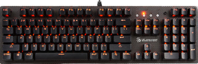 Bloody B800 Light Strike USB Wired Gaming Keyboard Orange Backlit