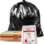 Carton of 100 120L Black Bin Liners - Proud 30 micron (Super Strength)