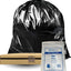 Carton of 100 Roll 240L Black Bin Liners - Proud 32 micron (Super Strength)