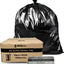 Carton of 1000 36L Black Bin Liners 10 micron 660 x 590mm (Standard Strength)