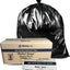 Carton of 1000 36L Black Bin Liners 10 micron 660 x 590mm (Standard Strength)