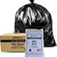 Carton of 250 54L Black Bin Liners - Able 18 micron (Medium Strength)