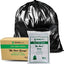 Carton of 250 54L Black Bin Liners - Able 18 micron (Medium Strength)