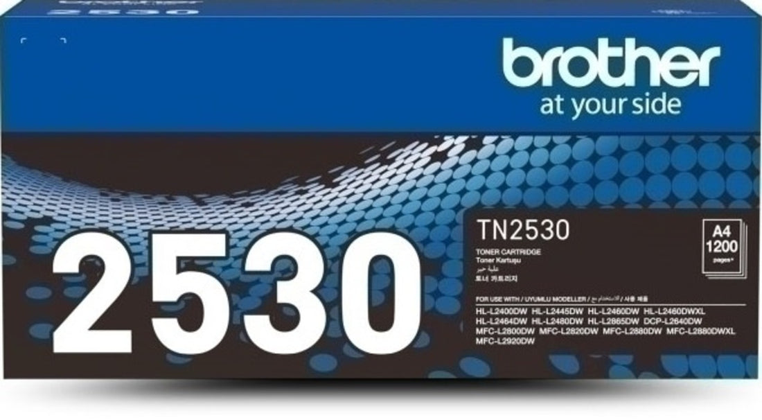 Genuine Brother TN2530 Black Toner Cartridge 1,200 Print