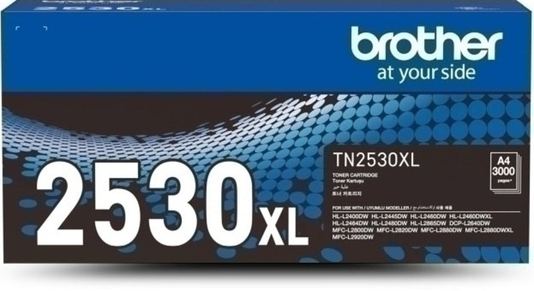 Genuine Brother TN2530XL Black Toner Cartridge 3,000 Print