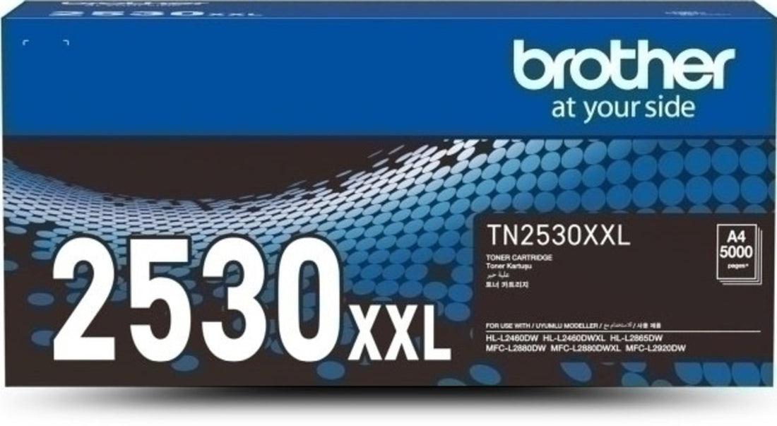 Genuine Brother TN2530XXL Black Toner Cartridge 5,000 Print