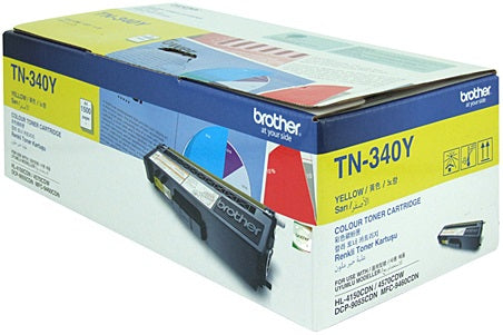 Genuine Brother TN340 Yellow Toner Cartridge 1.5k Print Yield