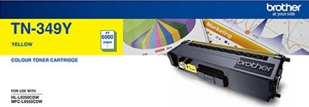Genuine Brother TN349Y Yellow Toner Cartridge 6K Print Yield