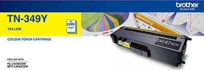 Genuine Brother TN349Y Yellow Toner Cartridge 6K Print Yield