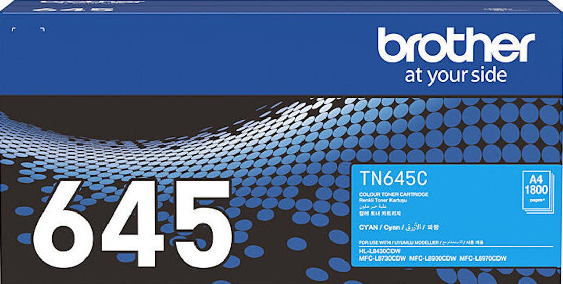 Genuine Brother TN645C Cyan Toner Cartridge 1,800 Print