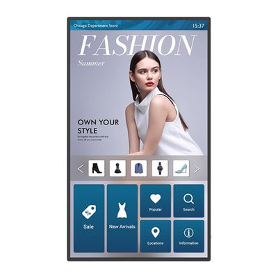 IL5501 55" 4K UHD 400NITS 1300:1 CONTRAST SMART INTERACTIVE TOUCH SIGNAGE
