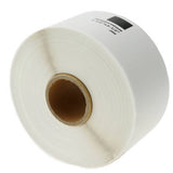 Brother DK-11208 Compatible Black on White Thermal Die-Cut Label Roll - 38mm x 90mm - 400/Rol