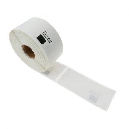 Brother DK-11208 Compatible Black on White Thermal Die-Cut Label Roll - 38mm x 90mm - 400/Rol