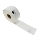 Brother DK-11208 Compatible Black on White Thermal Die-Cut Label Roll - 38mm x 90mm - 400/Rol