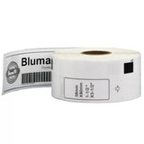 Brother DK-11208 Compatible Black on White Thermal Die-Cut Label Roll - 38mm x 90mm - 400/Rol