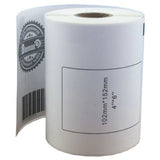 Brother DK-11241 Compatible Thermal Die-Cut Labels 200/Roll 102 x 152m