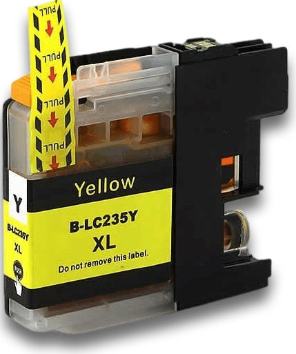 Brother LC-235XLY Yellow Compatible Ink Cartridge 1.2K Print Yield