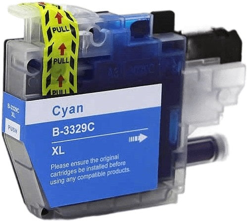 Brother LC3329XLC Cyan Compatible Ink Cartridge 1,500 Page