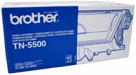 Brother TN5500 Black Genuine Toner Cartridge 12K Print Yield