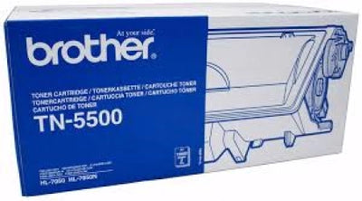 Brother TN5500 Black Genuine Toner Cartridge 12K Print Yield