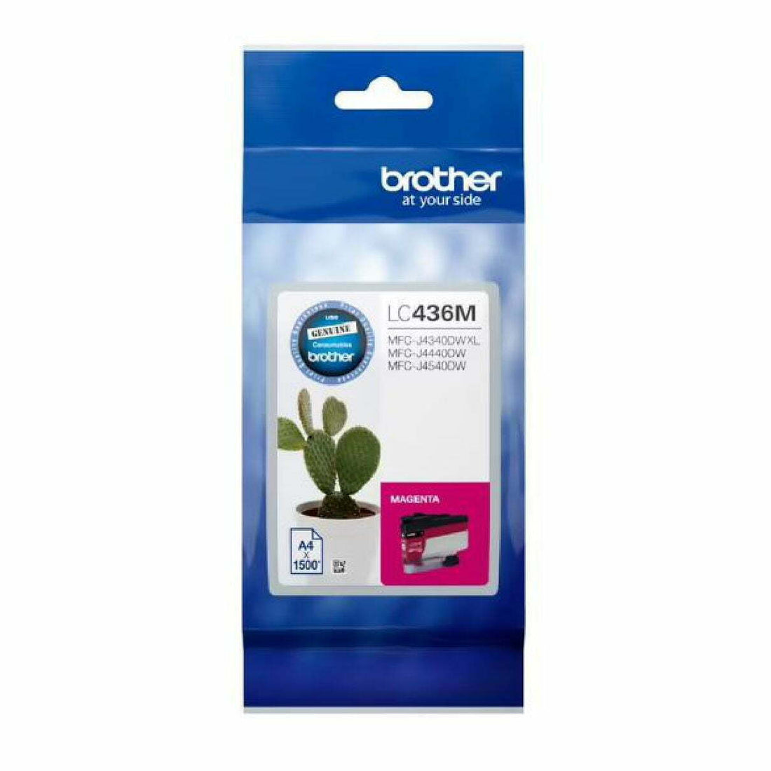 Genuine Brother LC-436M Magenta Ink Cartridge 1,500 Print Yield