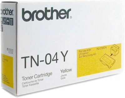Genuine Brother TN-04Y Yellow Toner Cartridge 6.6K Print Yield