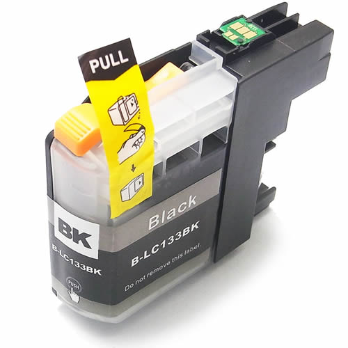 Brother LC-133BK Black Compatible Ink Cartridge 600 Print Yield