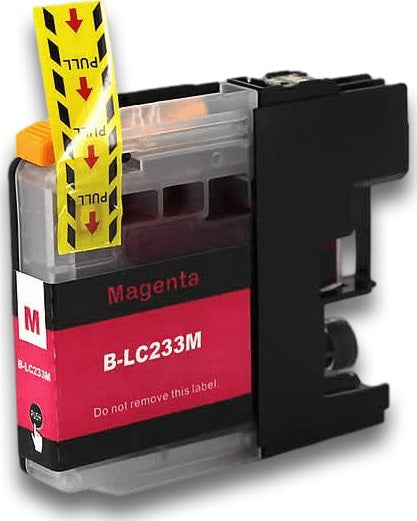 Brother LC-233M Magenta Compatible Ink Cartridge 550 Page