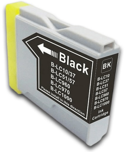Brother LC37BK Black Compatible Ink Cartridge 350 Print Yield