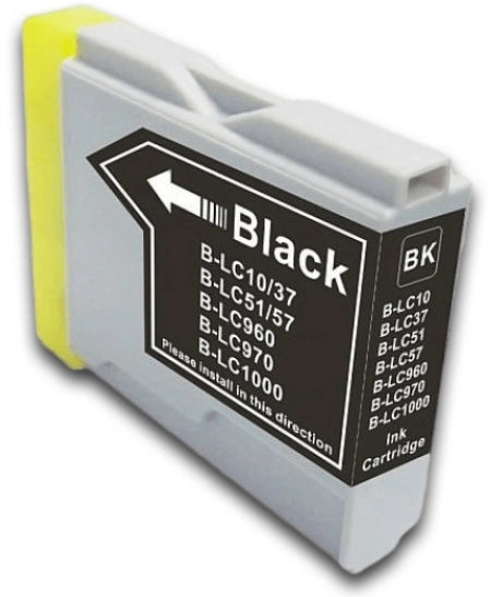 Brother LC37BK Black Compatible Ink Cartridge 350 Print Yield