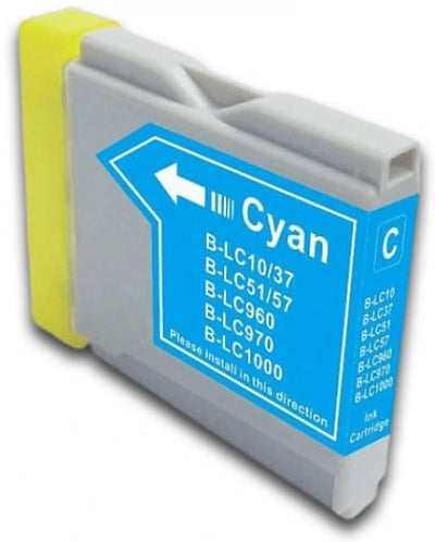 Brother LC37C Cyan Compatible Ink Cartridge 350 Print Yield