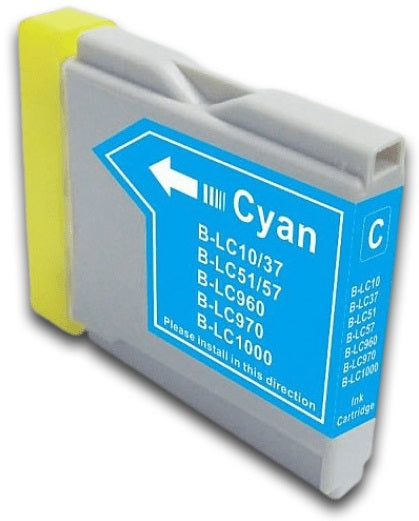 Brother LC37C Cyan Compatible Ink Cartridge 350 Print Yield
