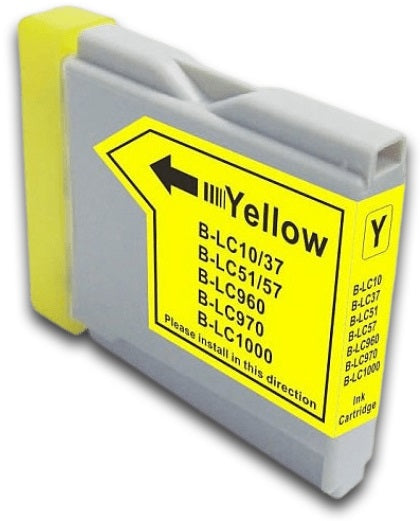 Brother LC37Y Yellow Compatible Ink Cartridge 350 Print Yield