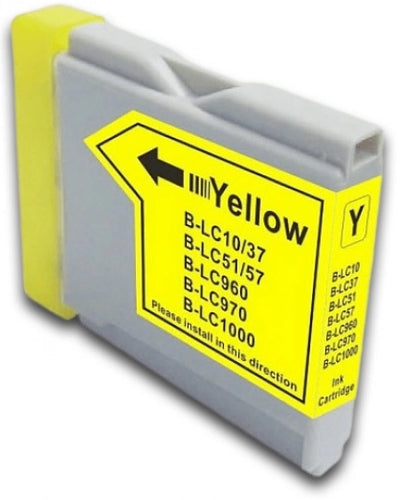 Brother LC57 Yellow Compatible Ink Cartridge 400 Print Yield