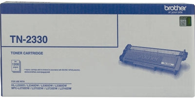 Genuine Brother TN-2330 Black Toner Cartridge 1200 Pages