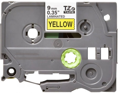 Brother TZe-621 Labelling Tape Black on Yellow 9mm x 8m Compatible