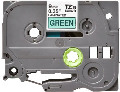 Brother TZe-721 Labelling Tape Black on Green 9mm x 8m Compatible