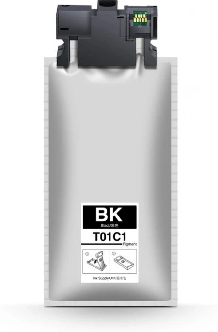 Epson T01C1 Black Ink Cartridge C13T01C100 10,000 Prints Compatible