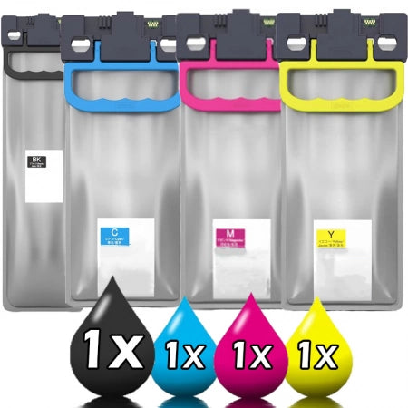 4 Pack Epson T05A Compatible Ink Cartridge [1BK, 1C, 1M, 1Y]