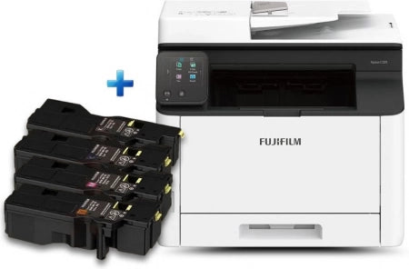 Fujifilm Apeos C325z All-In-One Colour Laser Printer Single Pass Duplex Scanner + Toner Compatible Bundle *NEW!*