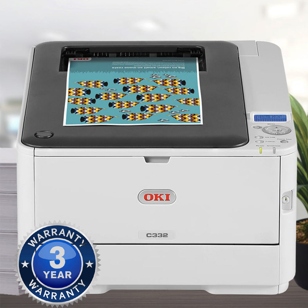 OKI C332DN Colour Laser Network Printer Duplex Airprint Replaced with C650DN